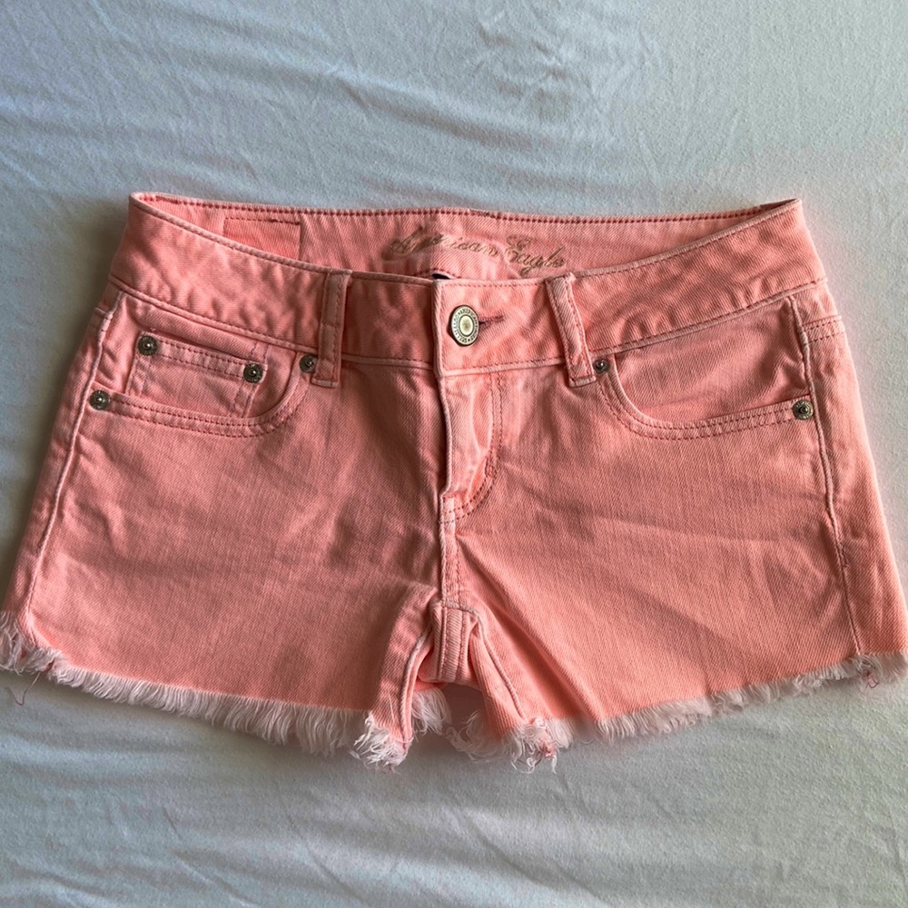 American Eagle Shorts Stretch 0 - Light Orange